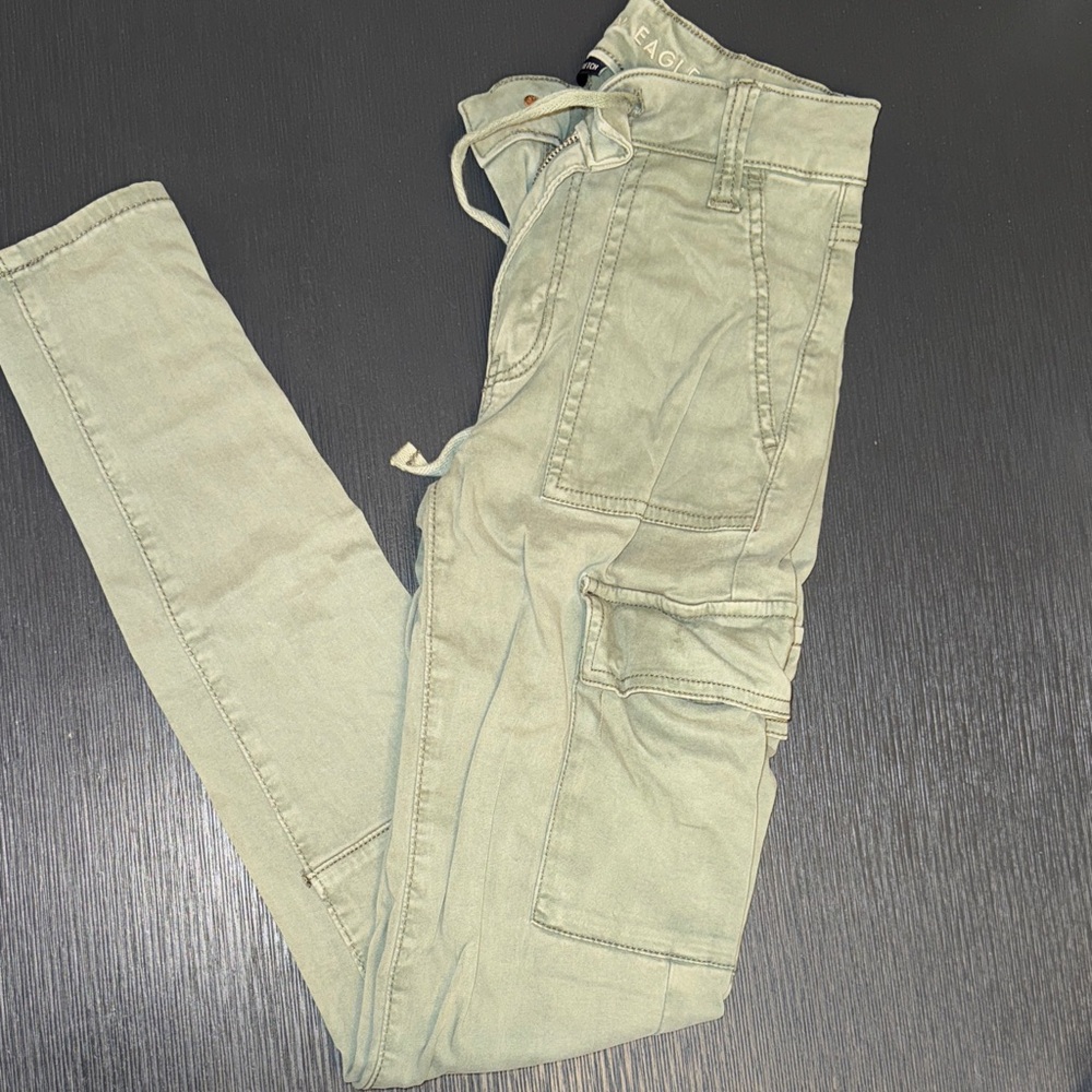 American Eagle Outfitters Sage Green Cargo Pants